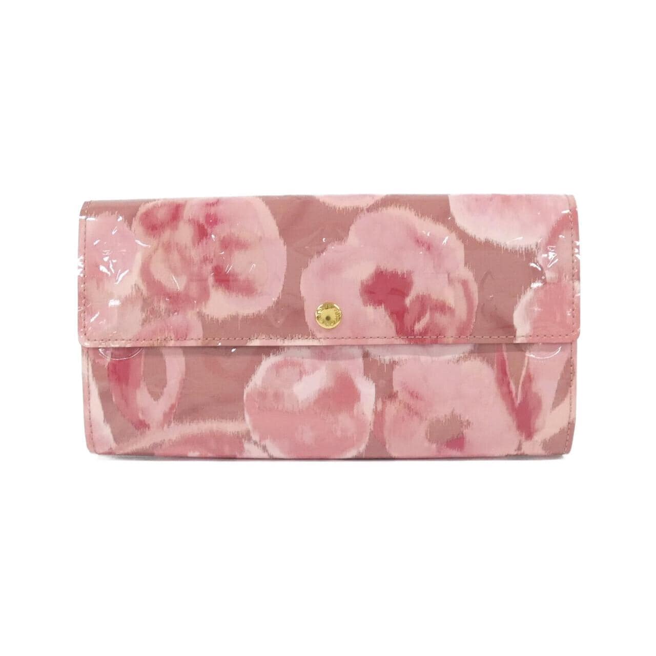 ルイヴィトン モノグラム ヴェルニ フラワー イカット ポルトフォイユ サラ M90023 財布