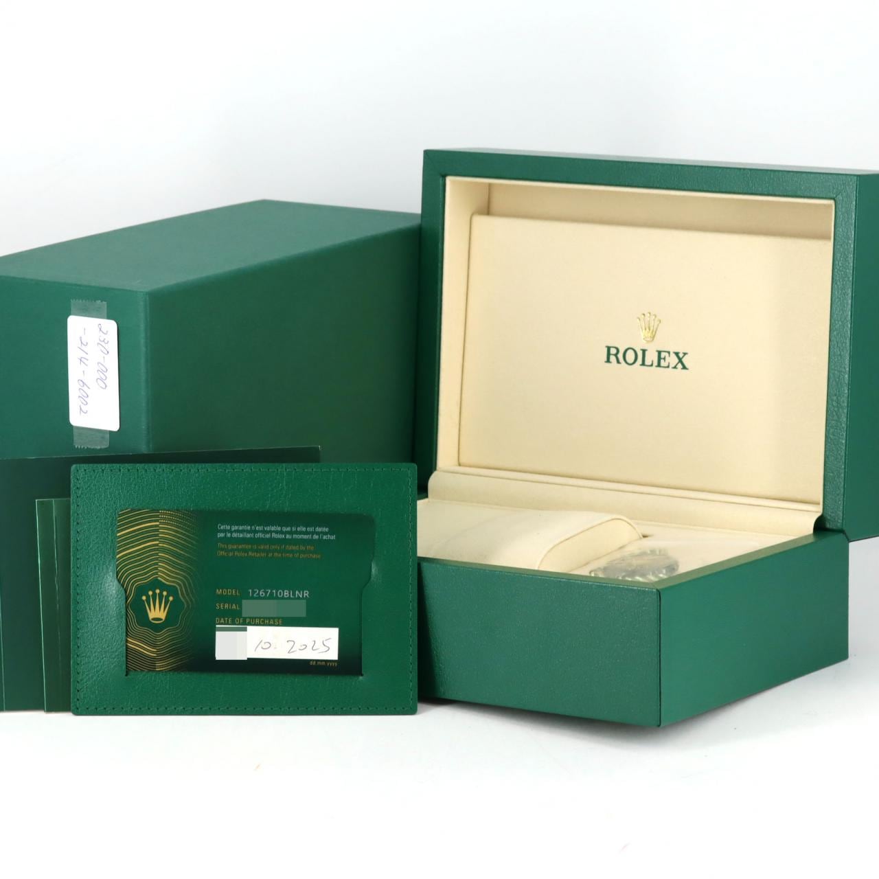 ROLEX GMT Master II 126710BLNR･5 SS自动上弦随机编号