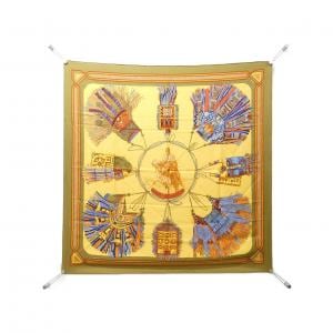 エルメス CUIRS DU DESERT カレ スカーフ