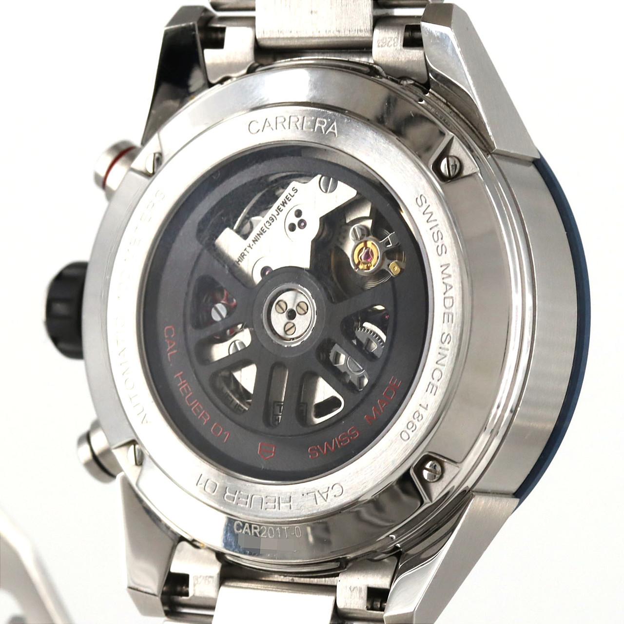【ノーメンテナンス還元価格】タグ･ホイヤー カレラ･キャリバーホイヤー01クロノグラフ CAR201T.BA0766 SS 自動巻