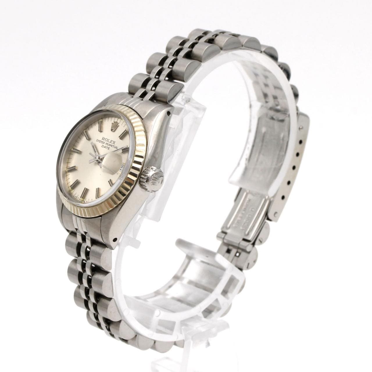 【ノーメンテナンス還元価格】ロレックス オイスターパーペチュアルデイト 6917 SSxWG 自動巻 6番台