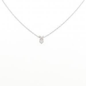 K10WG ダイヤモンド ネックレス 0.10CT