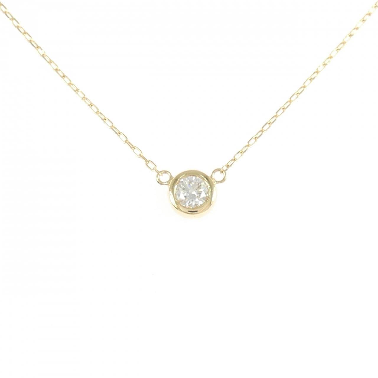 K18YG ダイヤモンド ネックレス 0.30CT