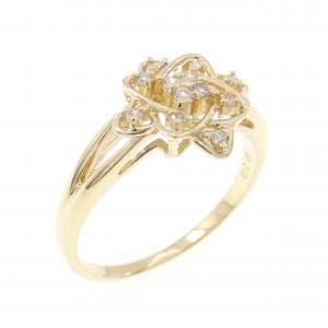 K18YG ダイヤモンド リング 0.10CT