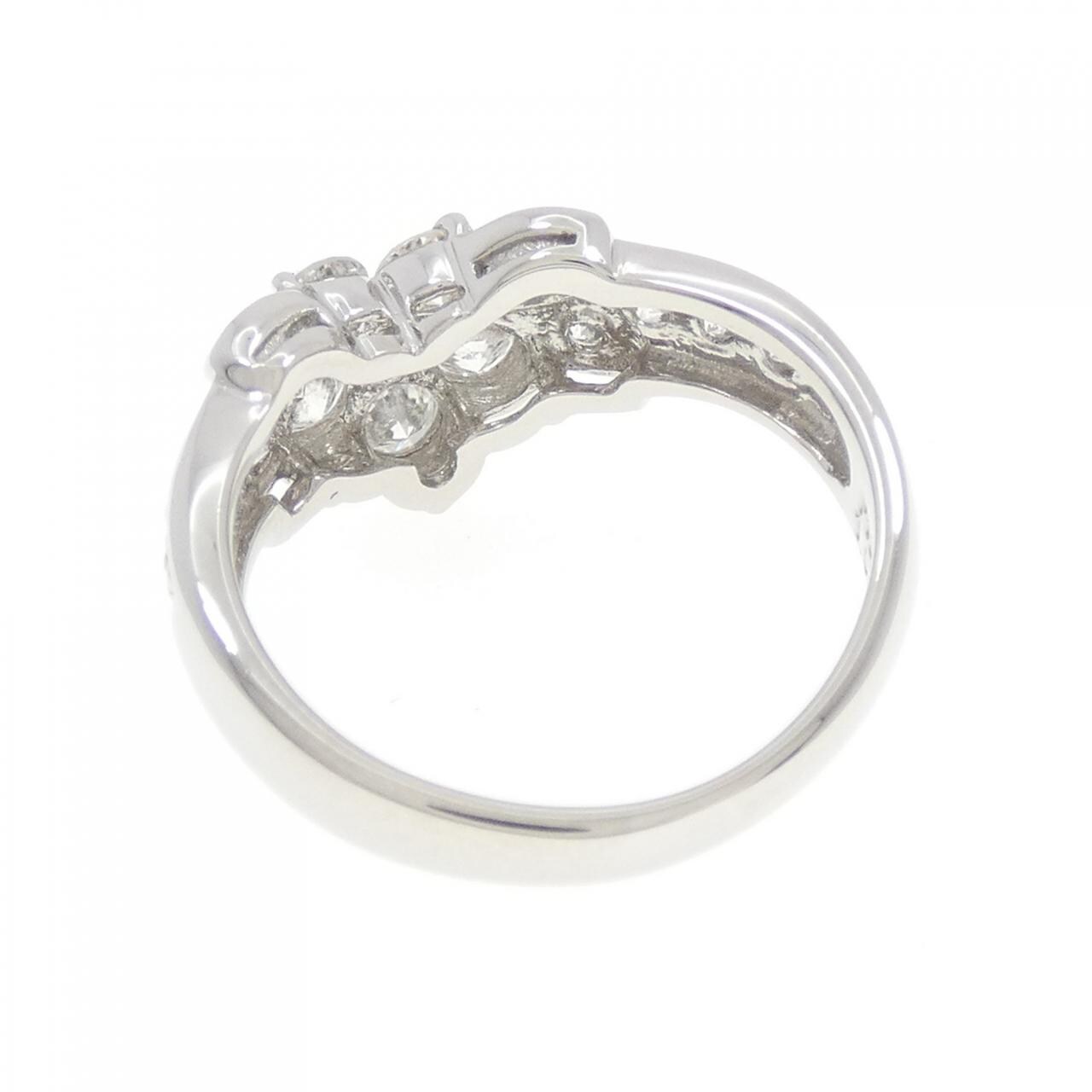 PT900 フラワー ダイヤモンド リング 1.00CT