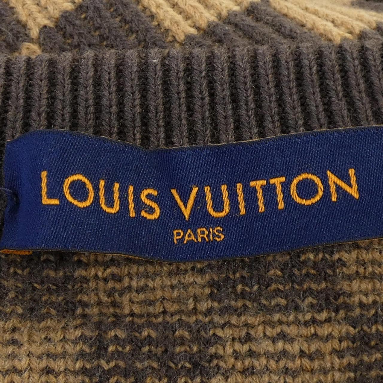 ルイヴィトン LOUIS VUITTON リブデニムクルーネック HLN77WZLL ニット