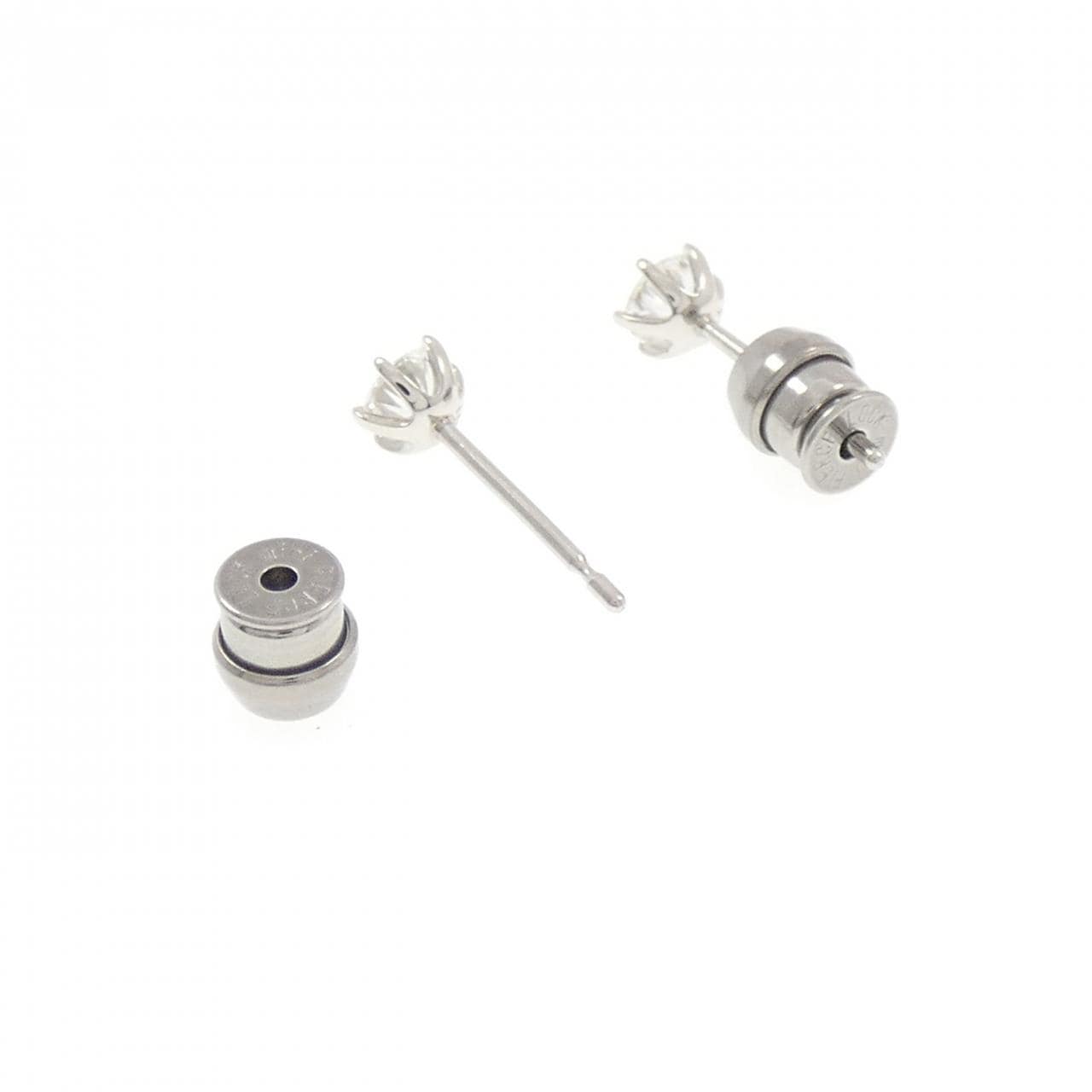 【リメイク】PT900/ST ダイヤモンド ピアス 0.211CT 0.214CT F VS1 Good