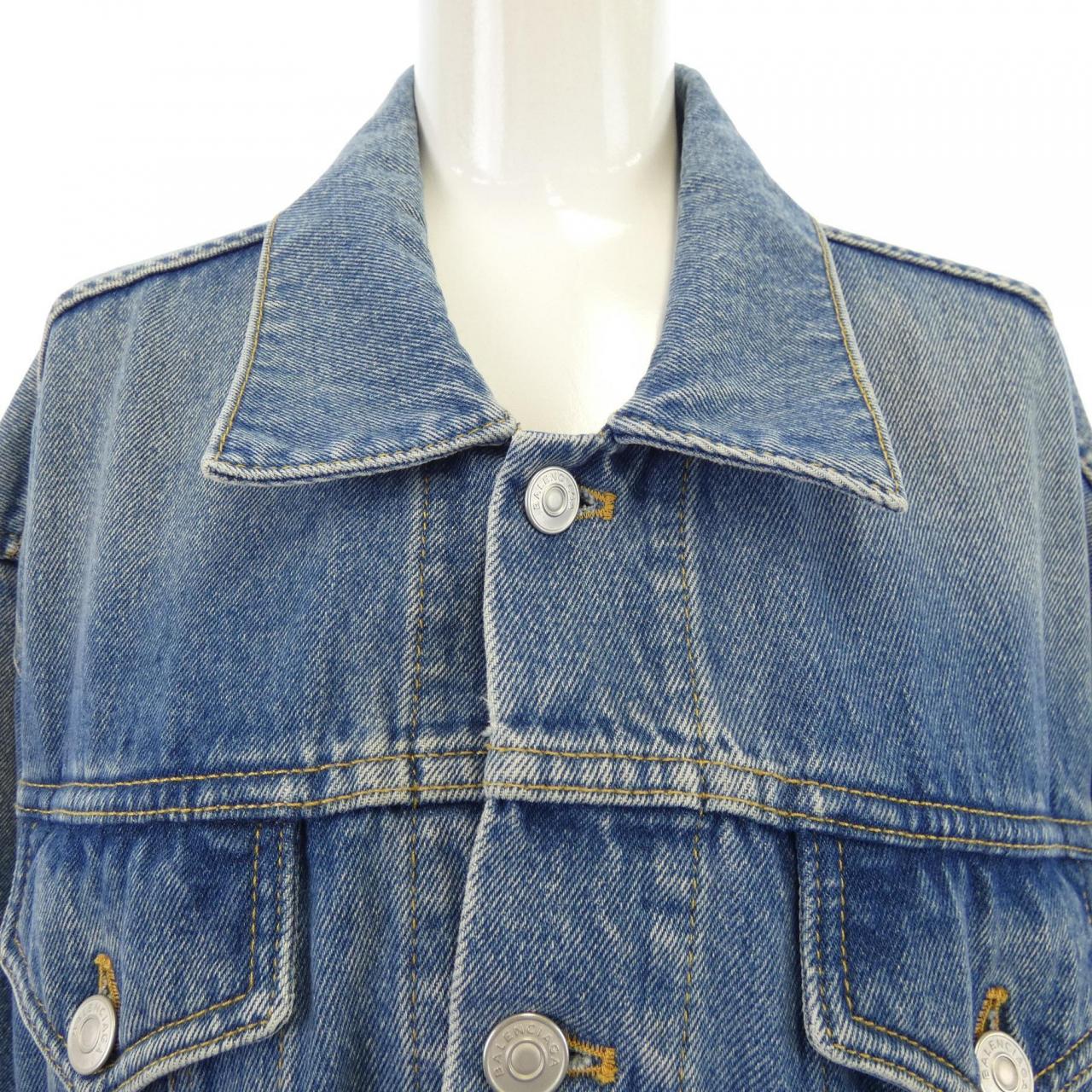 BALENCIAGA 446443 TSB06 牛仔夹克