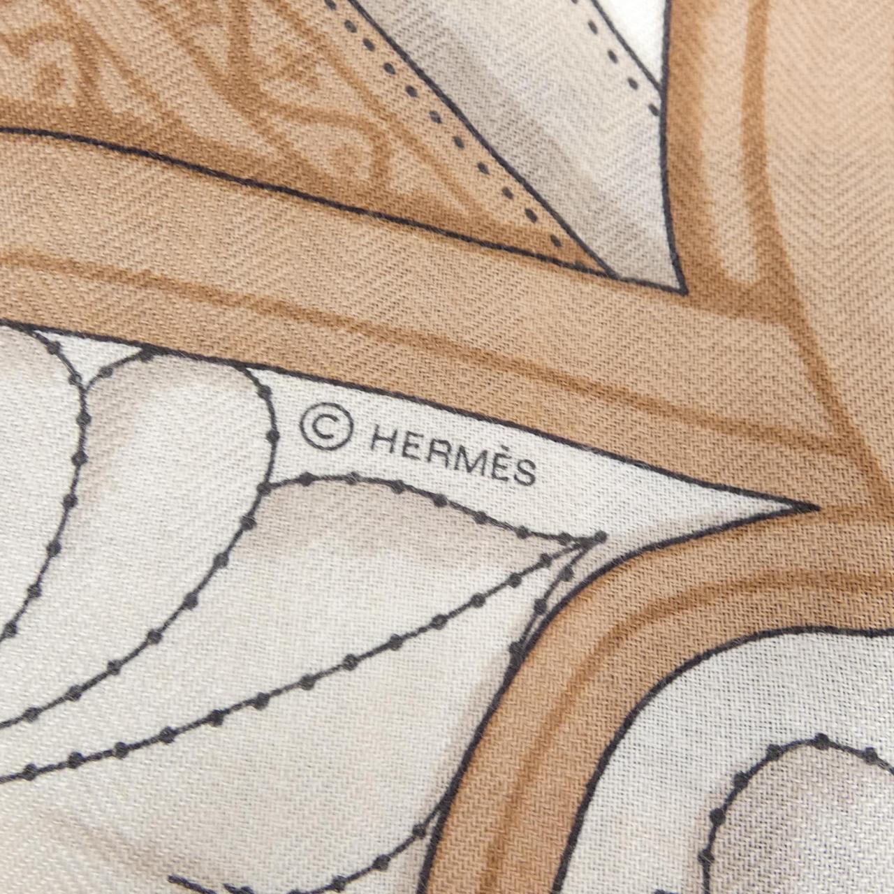 エルメス HERMES LETTRES EQUESTRES H244039S カレジェアン140 ショール