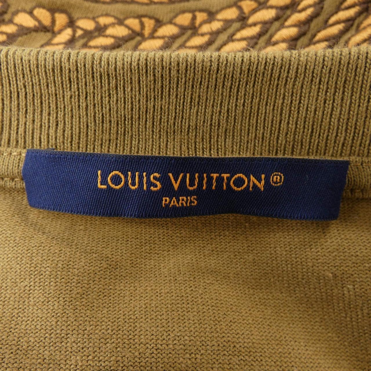 ルイヴィトン LOUIS VUITTON エンブロイダードシグネチャーコットンTシャツ HRY89WNPL Tシャツ