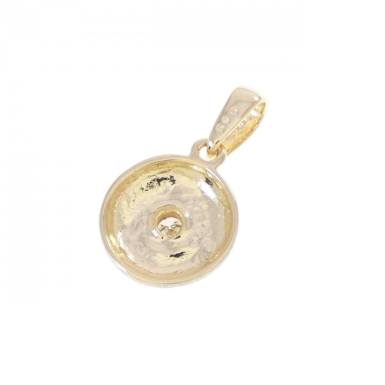 K18YG/K18WG ダイヤモンド ペンダント 0.05CT