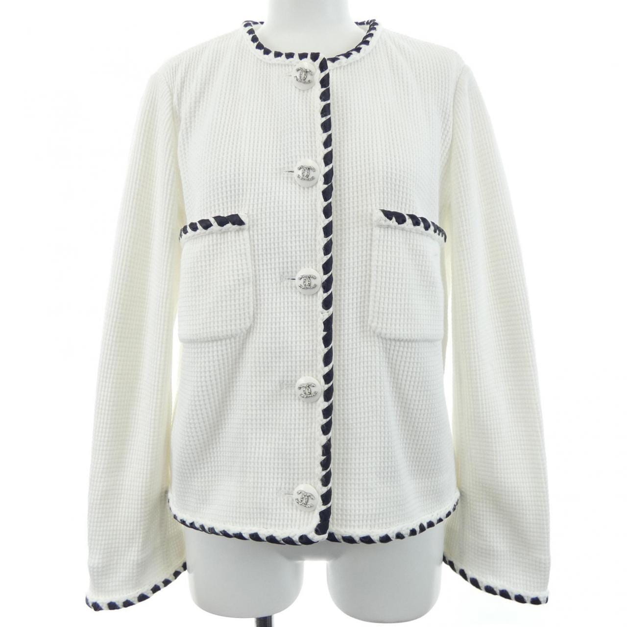 シャネル CHANEL P70028V60820 21C ノーカラージャケット