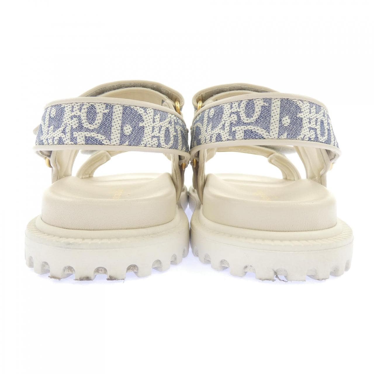 クリスチャンディオール CHRISTIAN DIOR DIORACT RAFFIA OBRIQUE KCO170ROJ サンダル