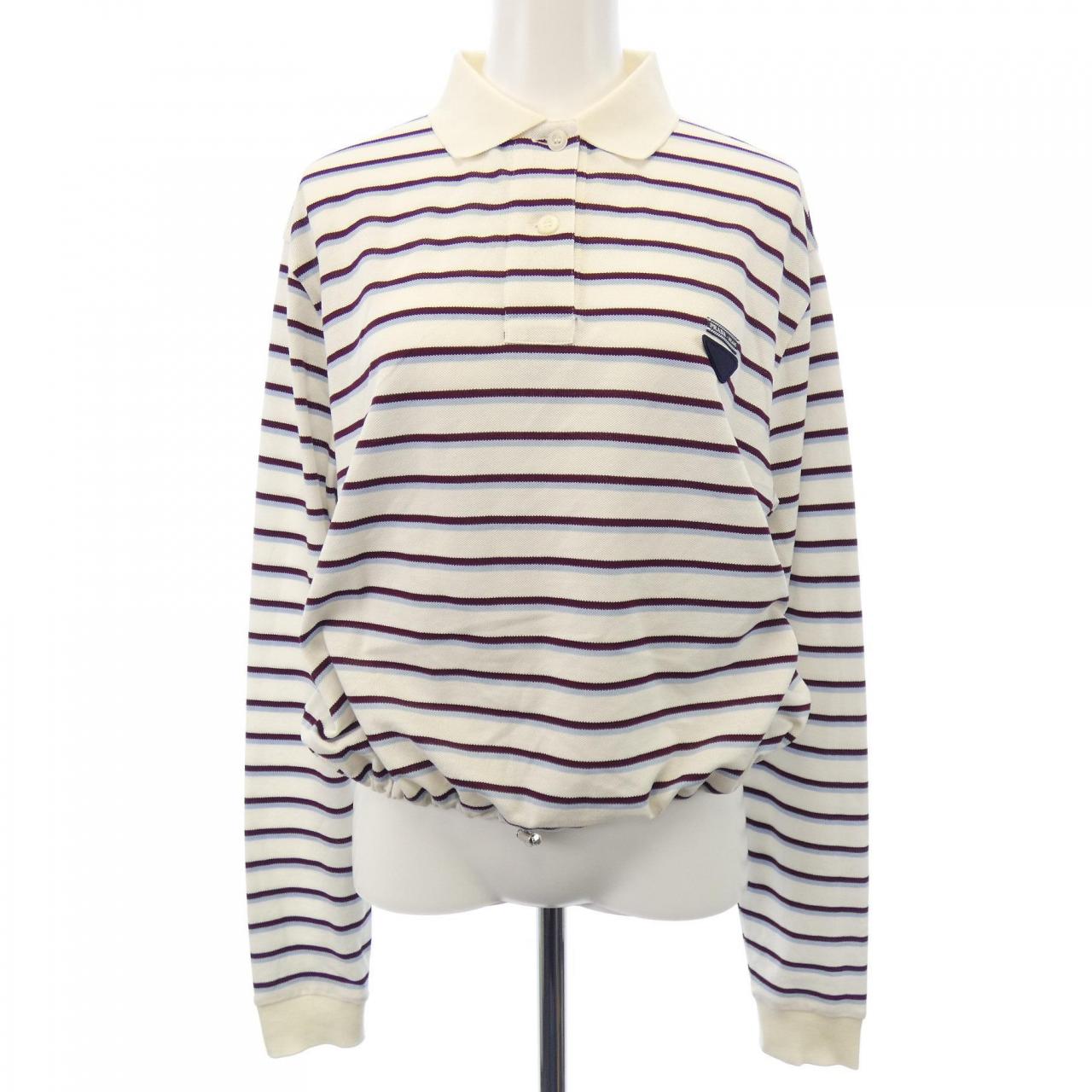プラダ PRADA STRIPED PIQUE 39608 SOOO 16WC ポロシャツ