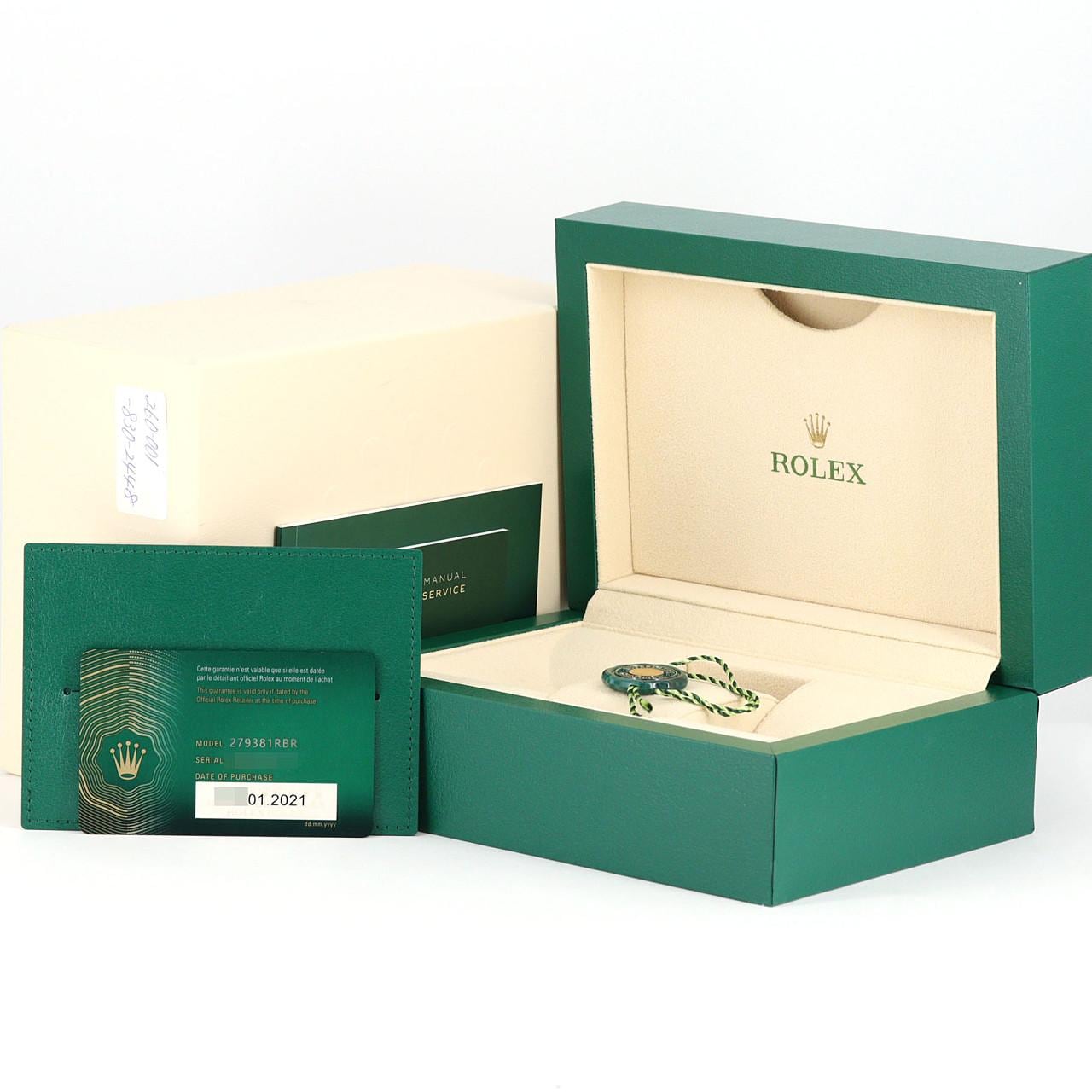 ロレックス デイトジャスト 279381RBR SSxPG 自動巻 ランダム番