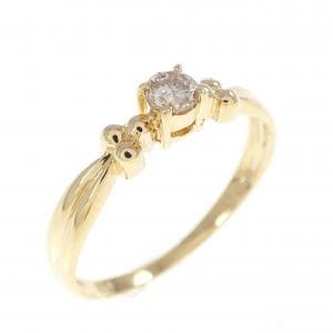 K18YG ダイヤモンド リング 0.10CT