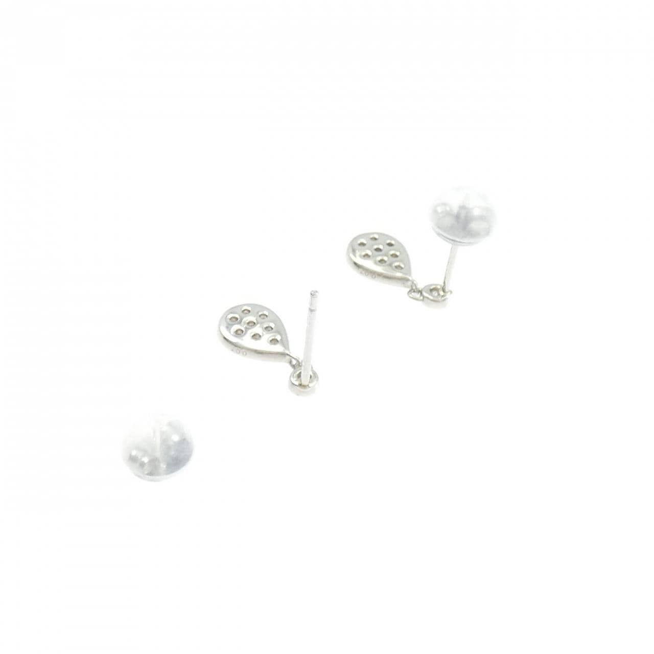 PT900 ダイヤモンド ピアス 0.14CT