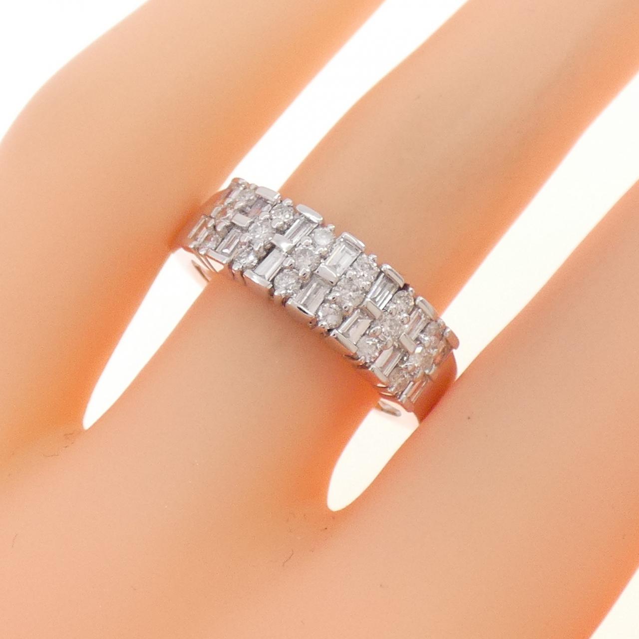 K18WG ダイヤモンド リング 0.66CT