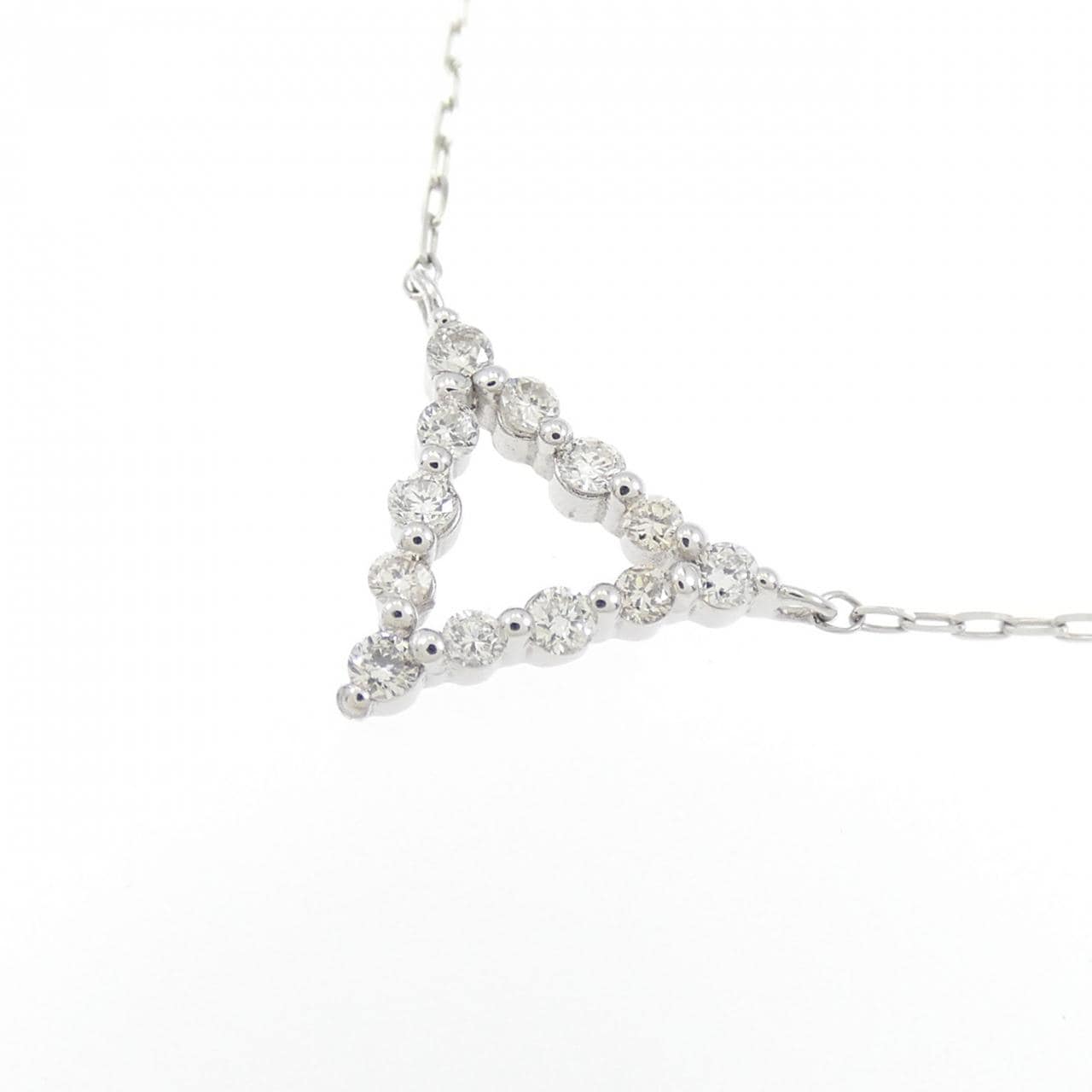 [BRAND NEW] PT Diamond Necklace 0.10CT