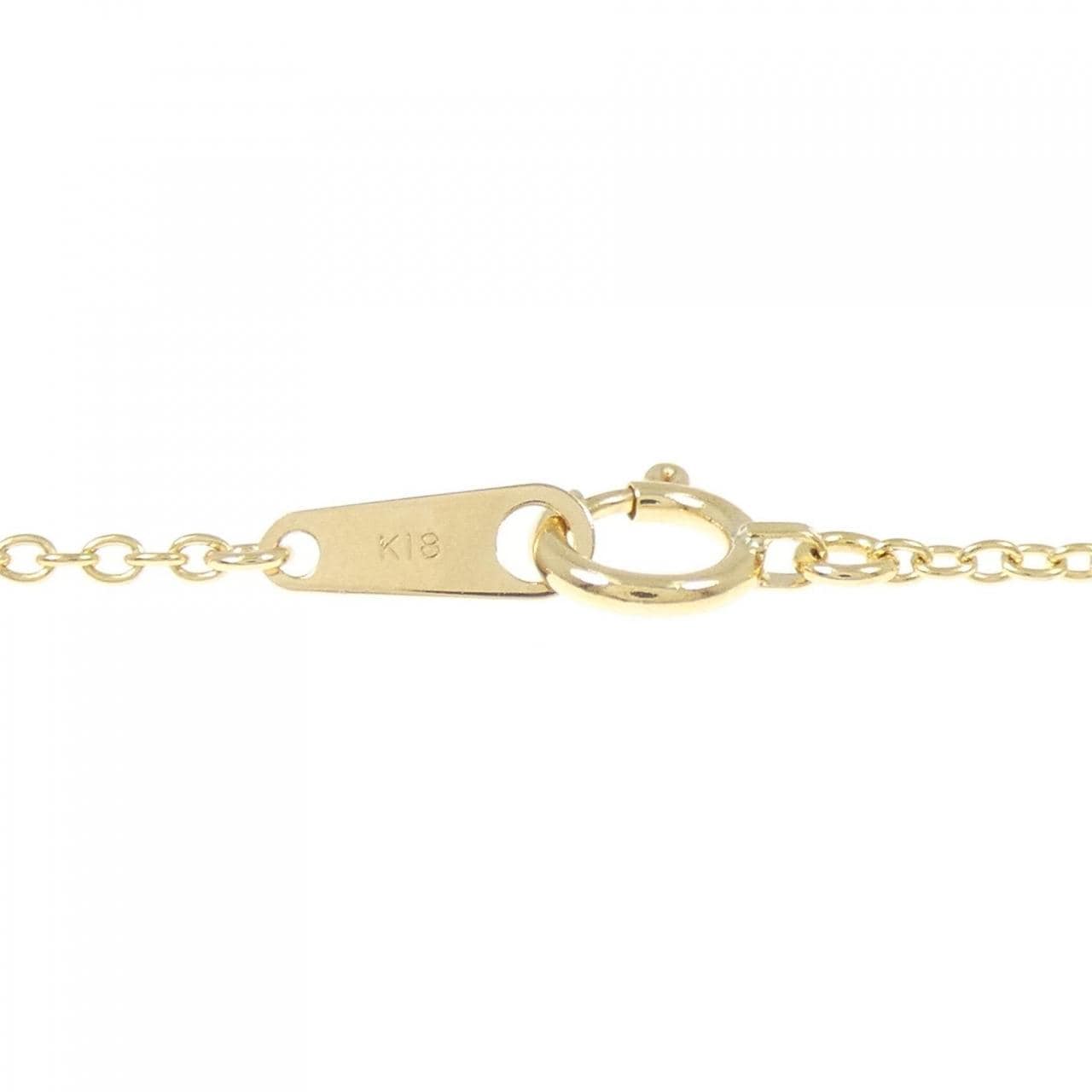 ジーエスティービー フロッグ　トルマリン ネックレス 0.75CT