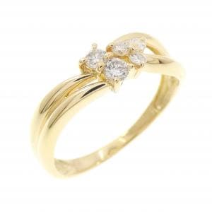 K18YG ダイヤモンド リング 0.16CT