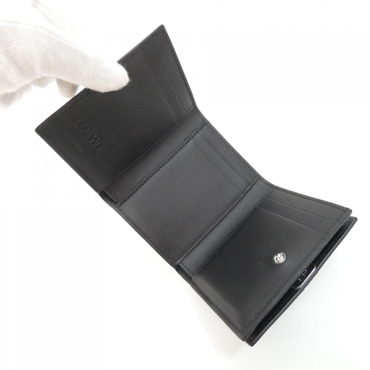 【未使用品】ロエベ アナグラム トライフォールド ウォレット C821TR2X16 財布