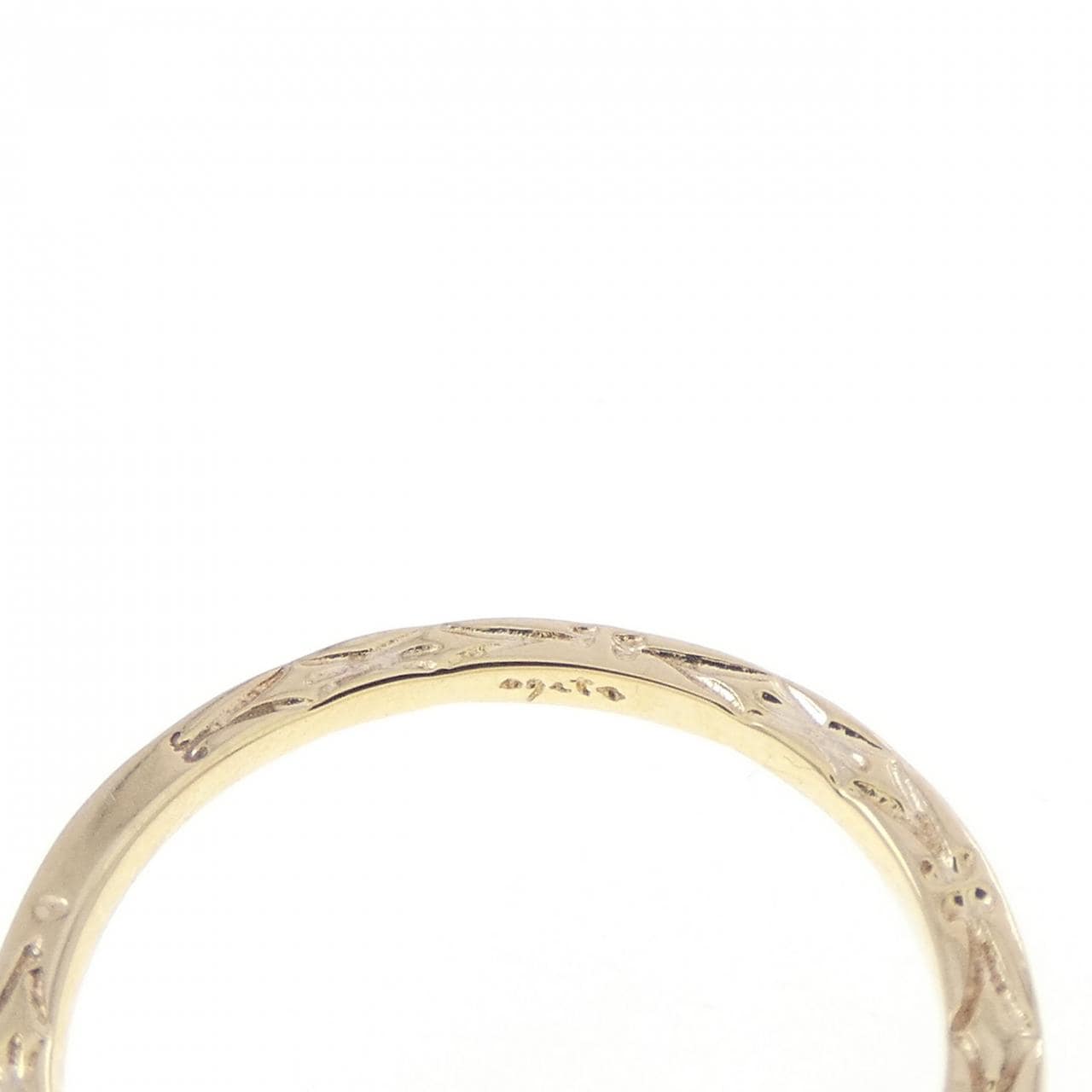 アガット ダイヤモンド ピンキーリング 0.01CT