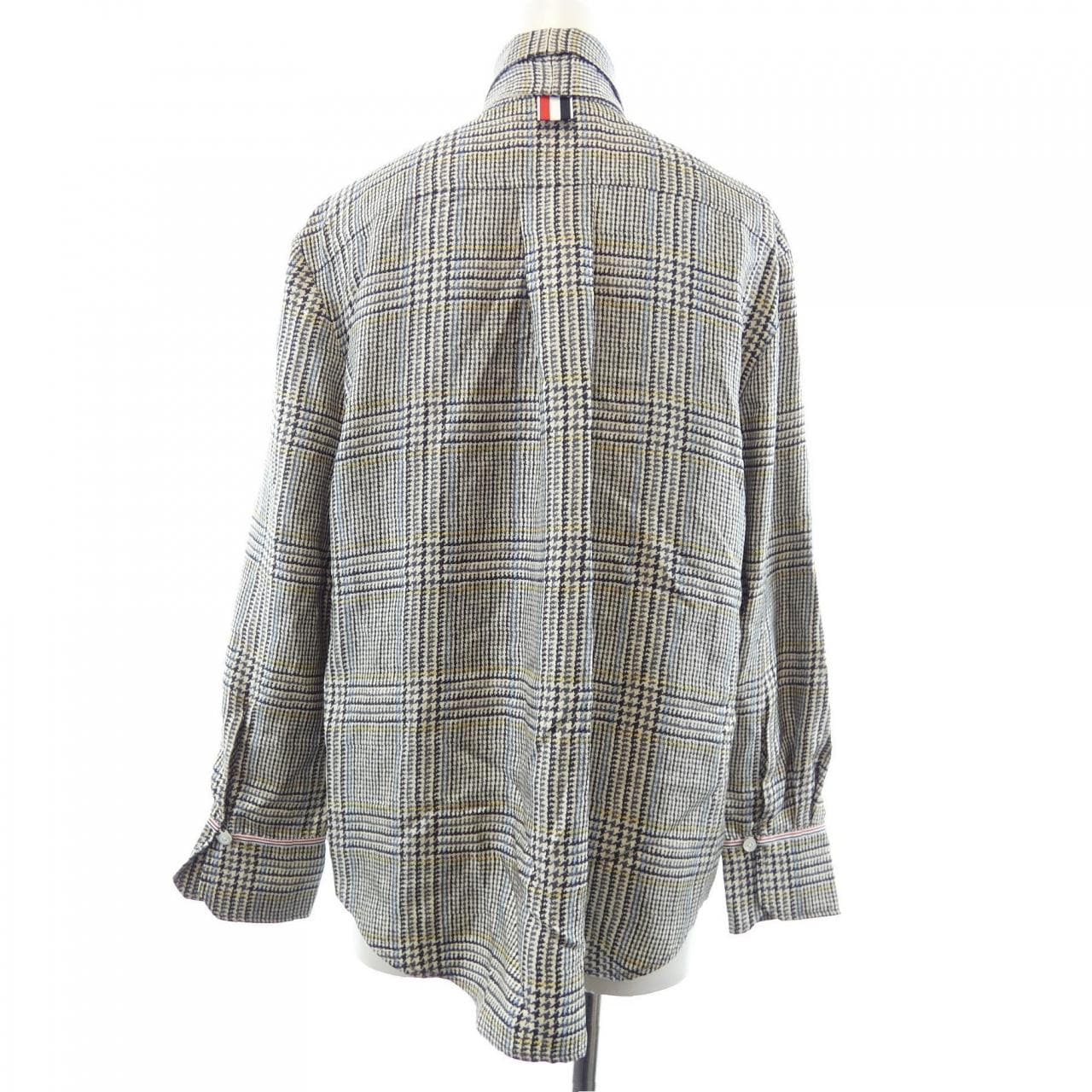 トムブラウン THOM BROWNE ハンティング ツイード シルクツイル FLL210A シャツ