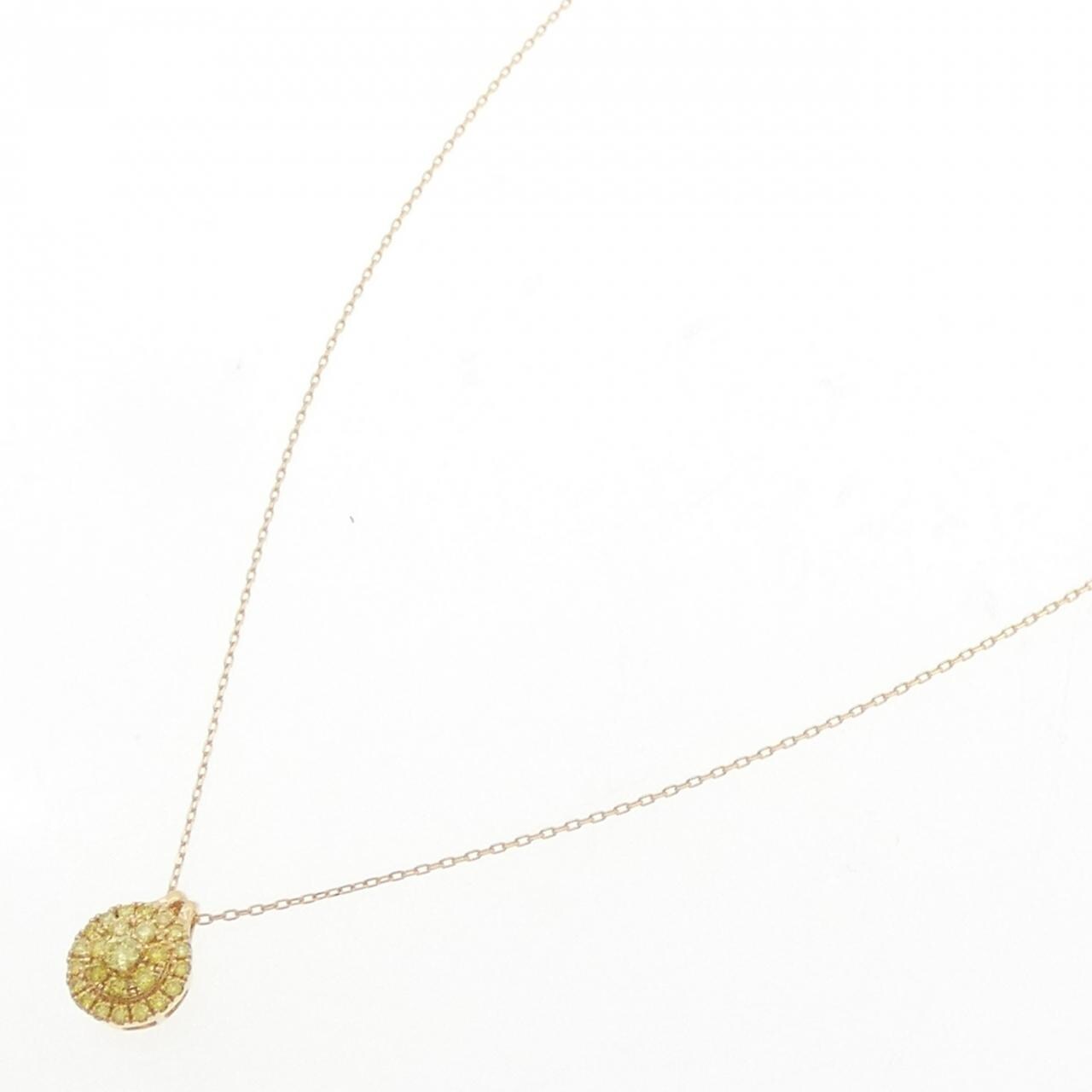 K18YG ダイヤモンド ネックレス 0.20CT