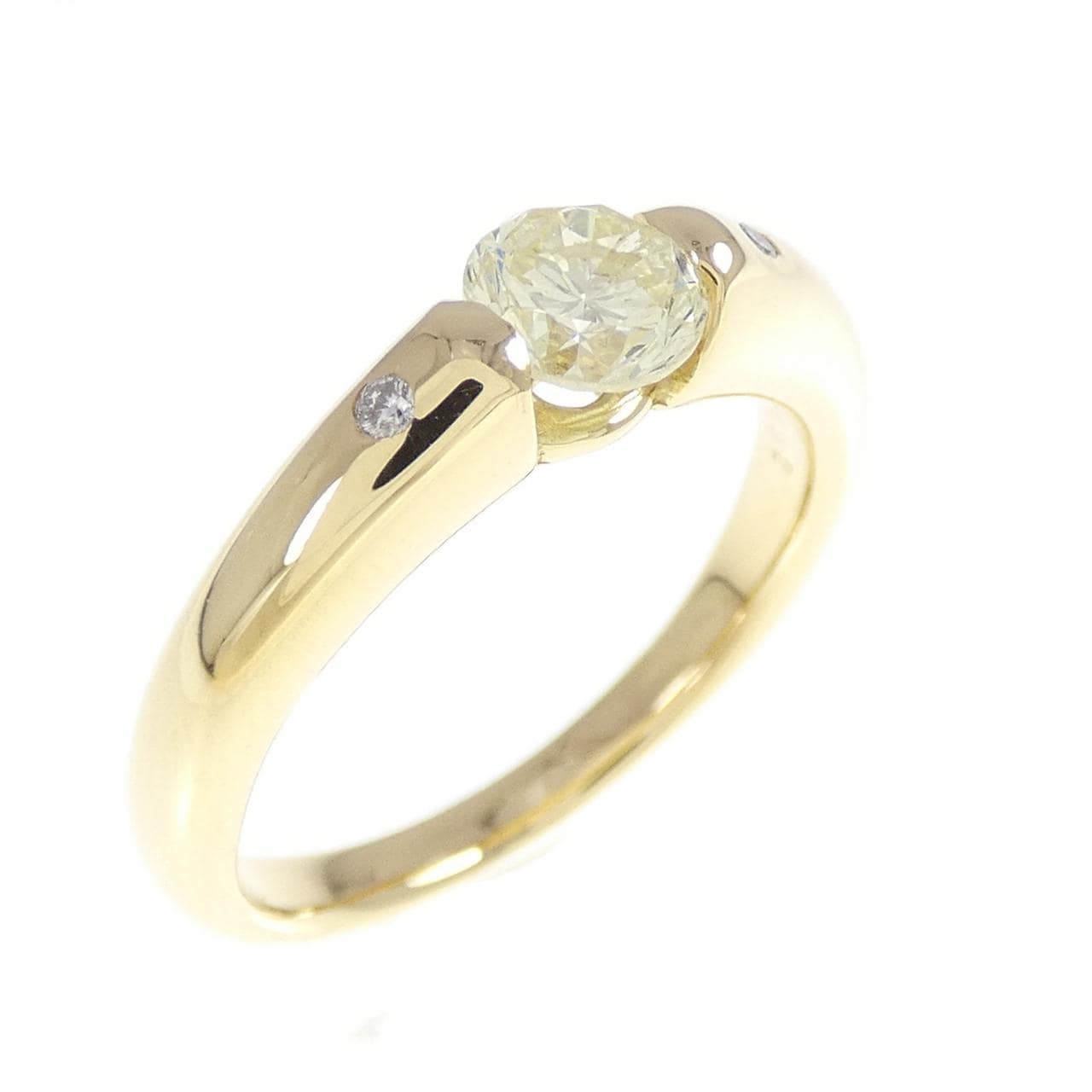 K18YG ダイヤモンド リング 0.536CT