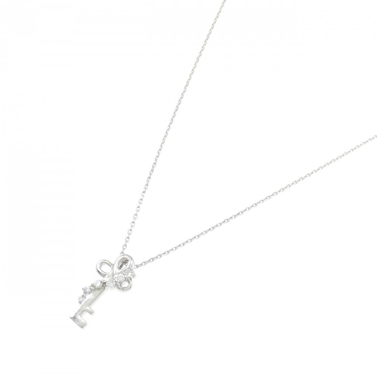 PT900/PT850 キー ダイヤモンド ネックレス 0.10CT