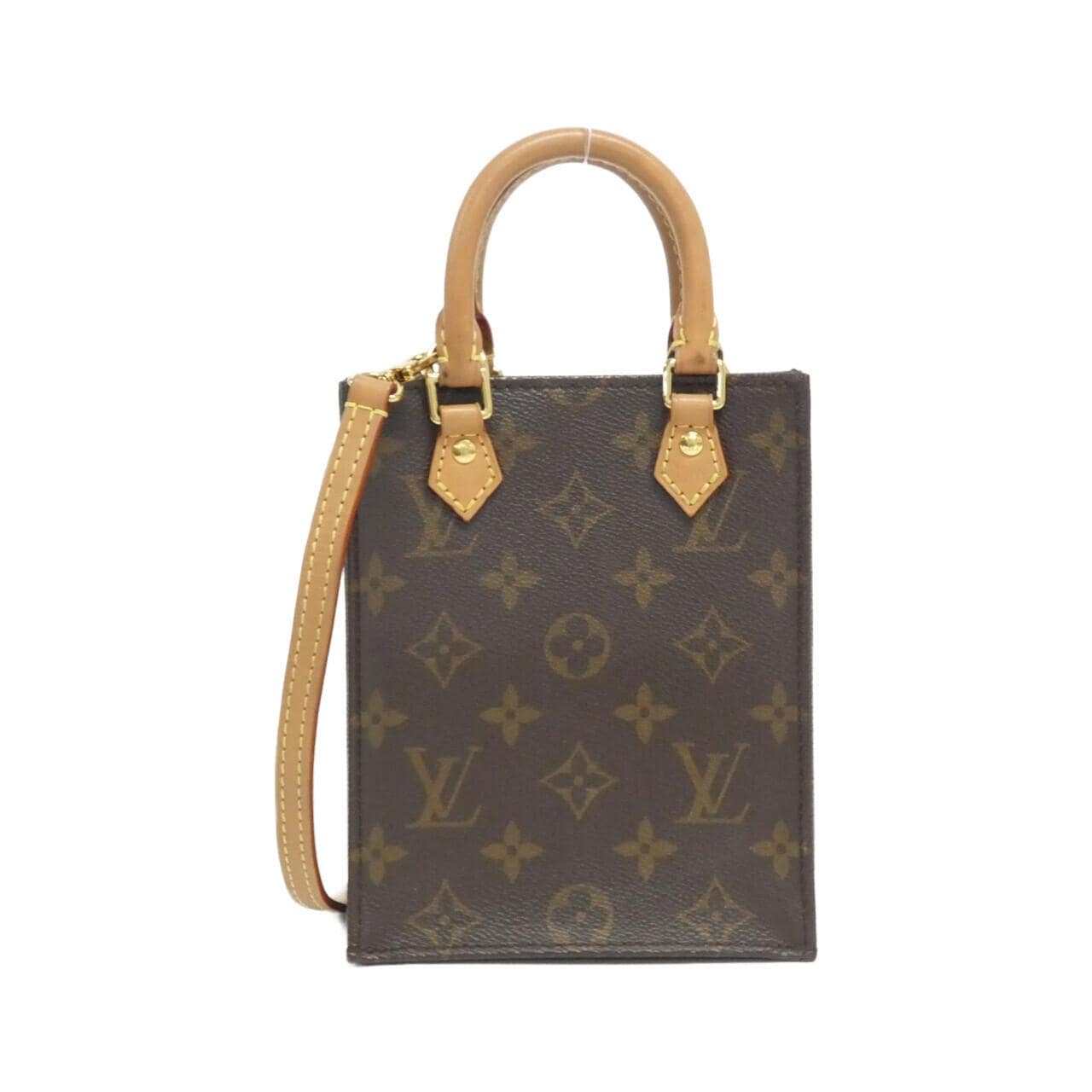 LOUIS VUITTON Monogram Petite Sac Plat M69442 包