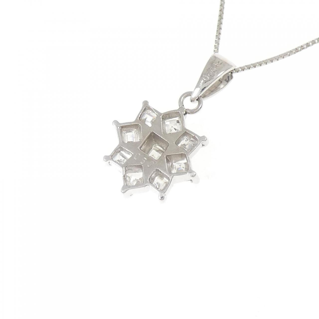PT900/PT850 ダイヤモンド ネックレス 0.50CT