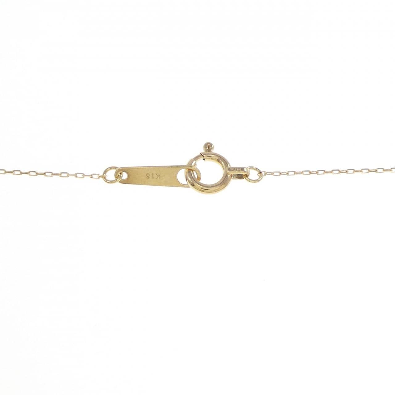 K18YG ダイヤモンド ネックレス 0.20CT