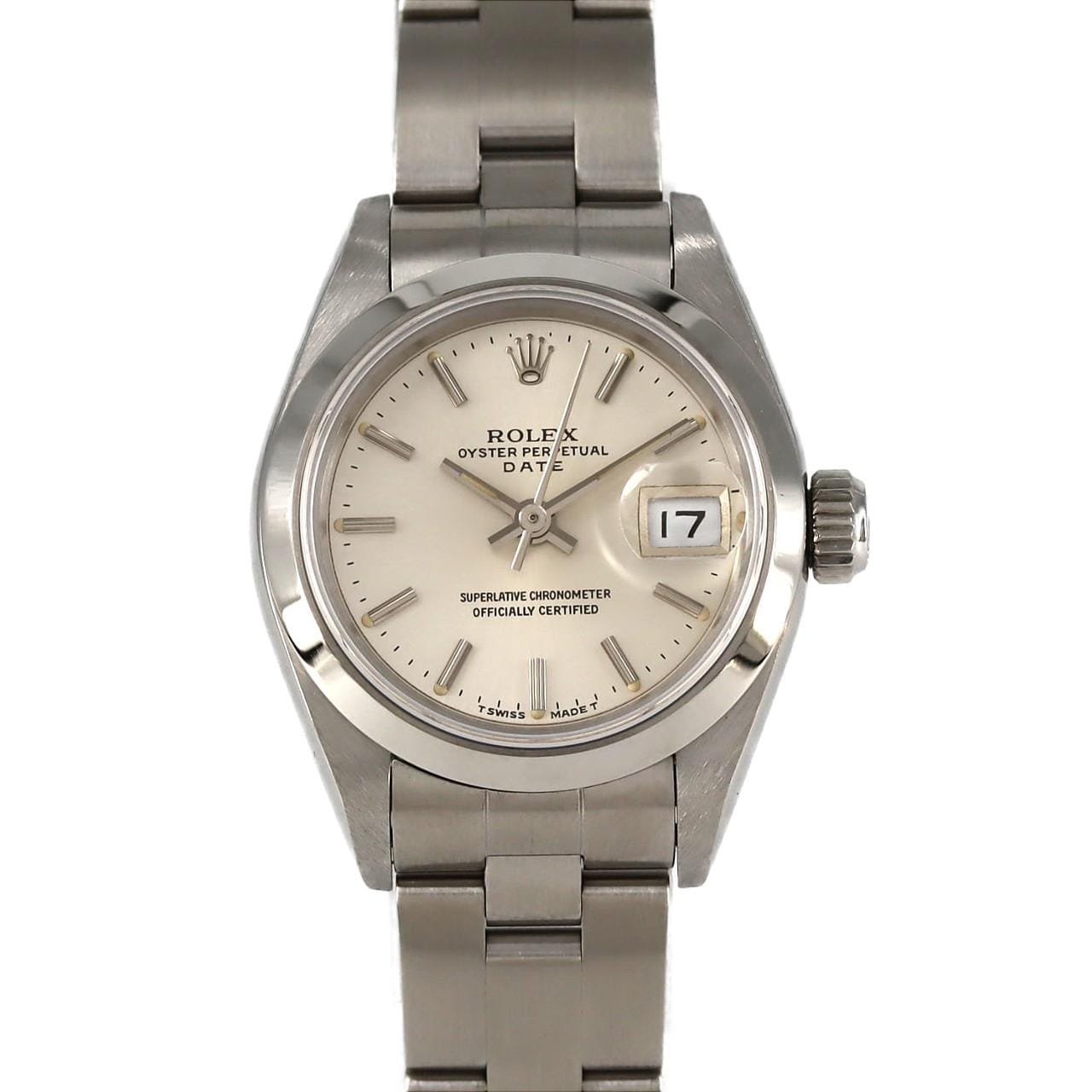 ロレックス オイスターパーペチュアルデイト 69160 SS 自動巻 E番