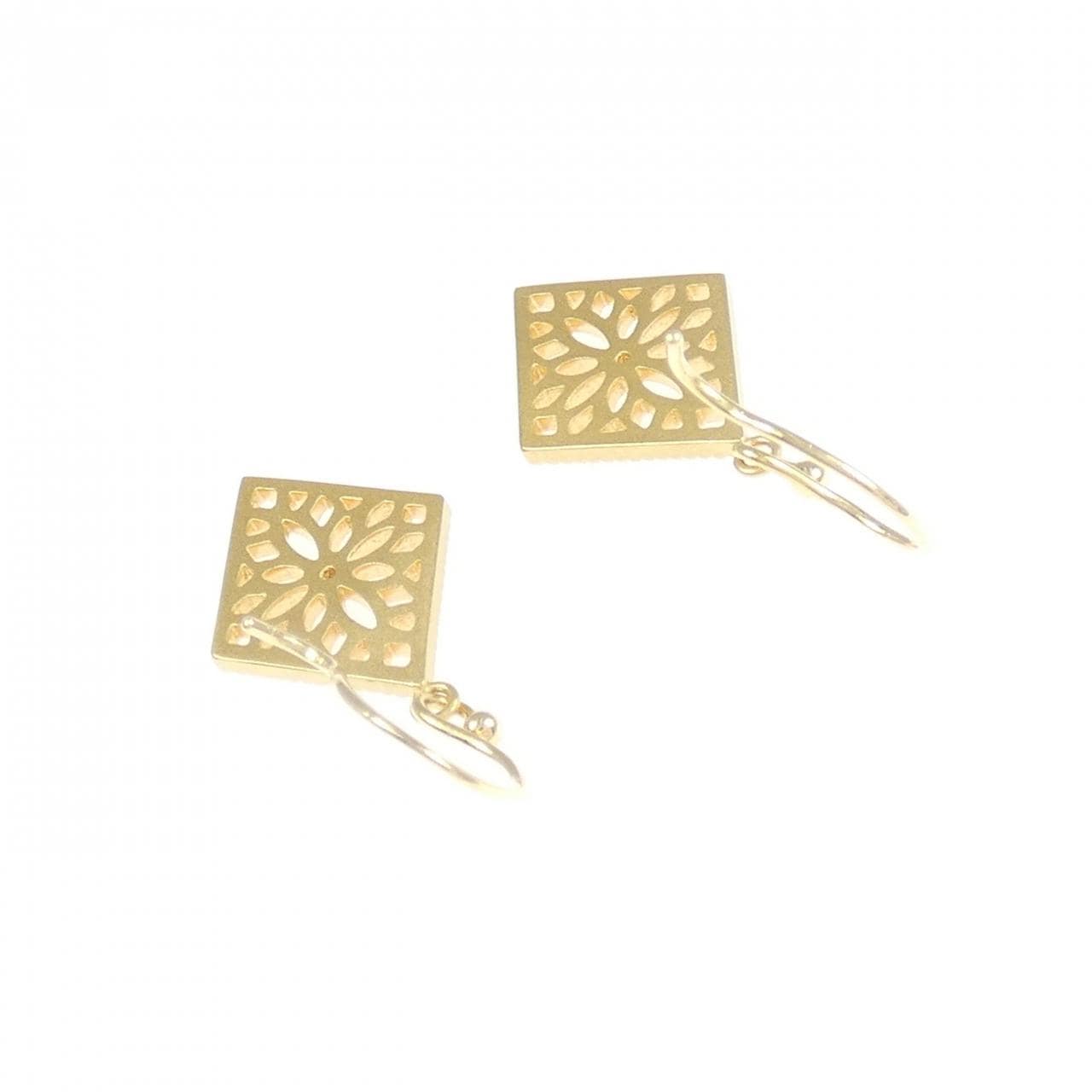 K18YG ダイヤモンド ピアス