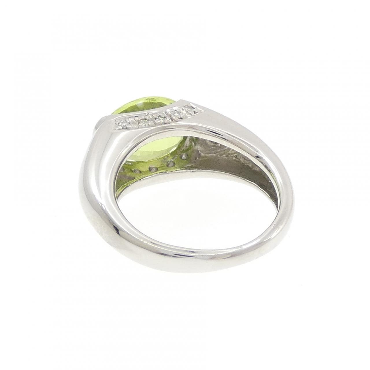 PT900 ペリドット リング 2.71CT