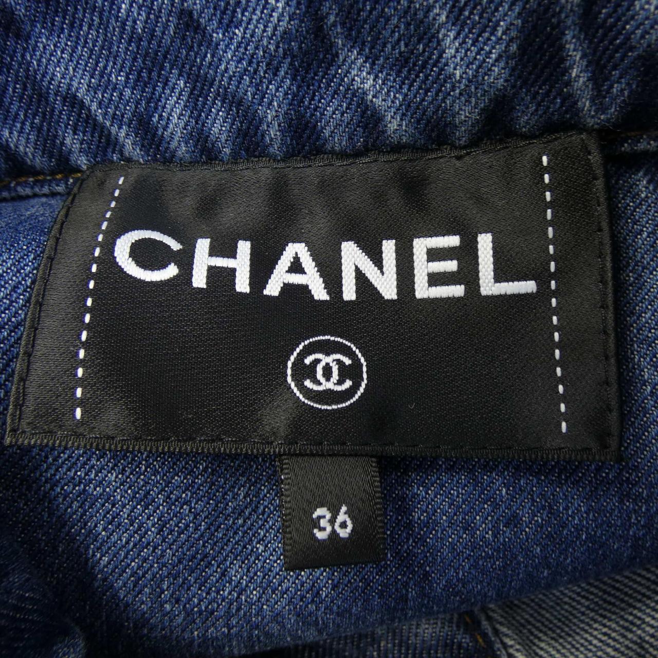 シャネル CHANEL LOOK12 P76746V68693 デニムジャケット