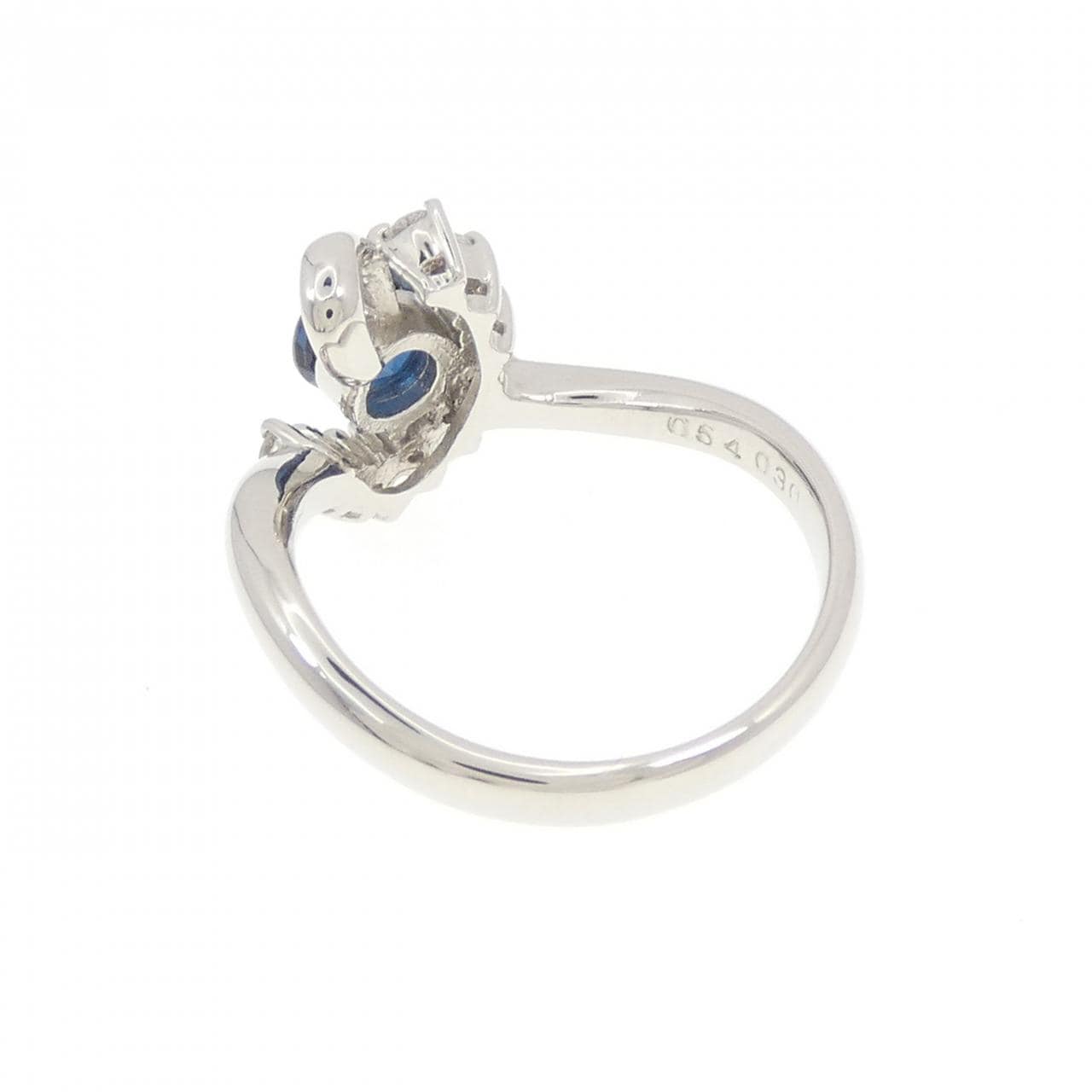 PT900 インディゴライトトルマリン リング 0.54CT