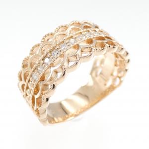 クミキョク ダイヤモンドリング 0.12CT