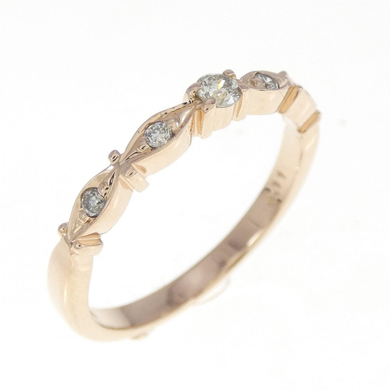 K18PG ダイヤモンド リング 0.11CT