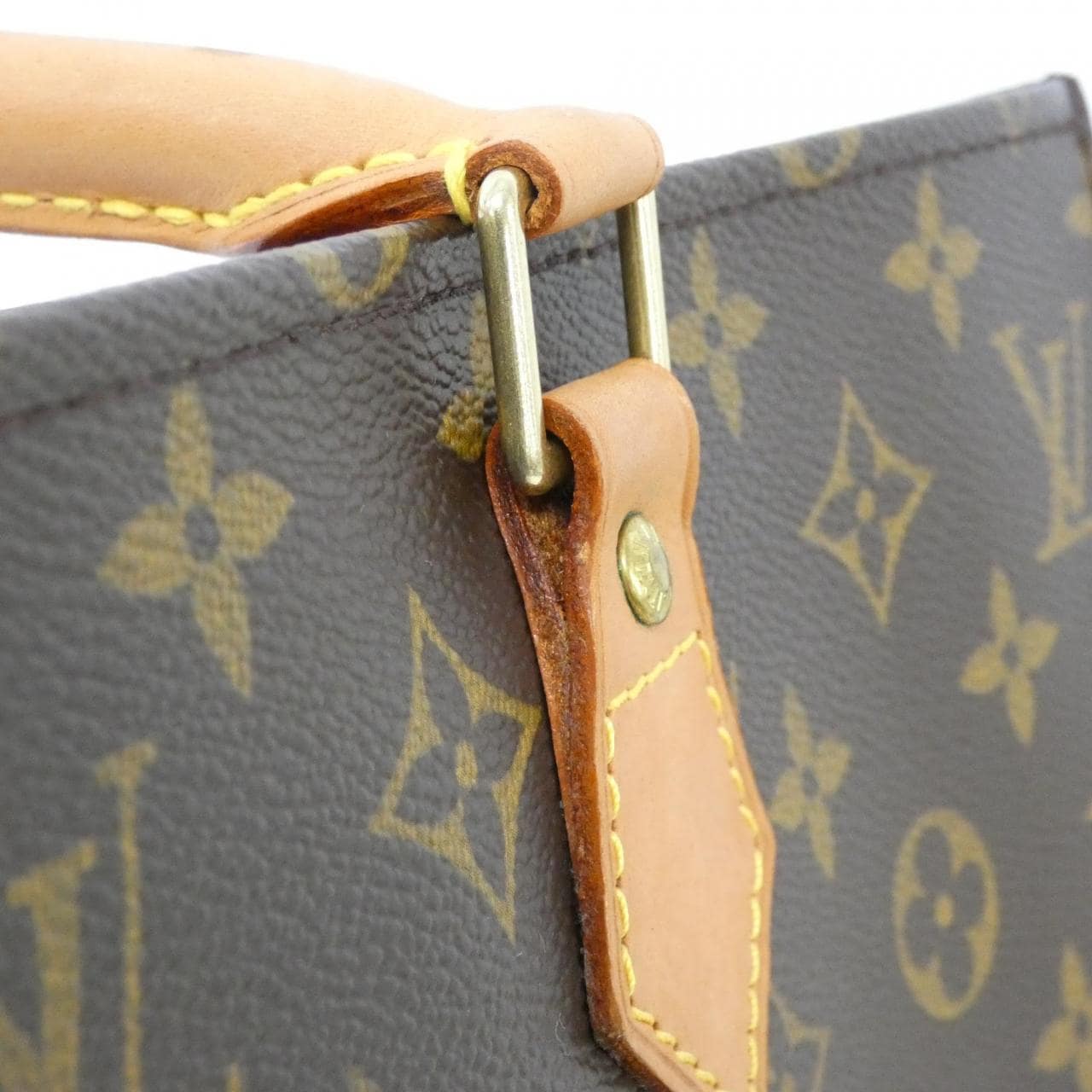 LOUIS VUITTON Monogram Sac Plat M51140 Bag