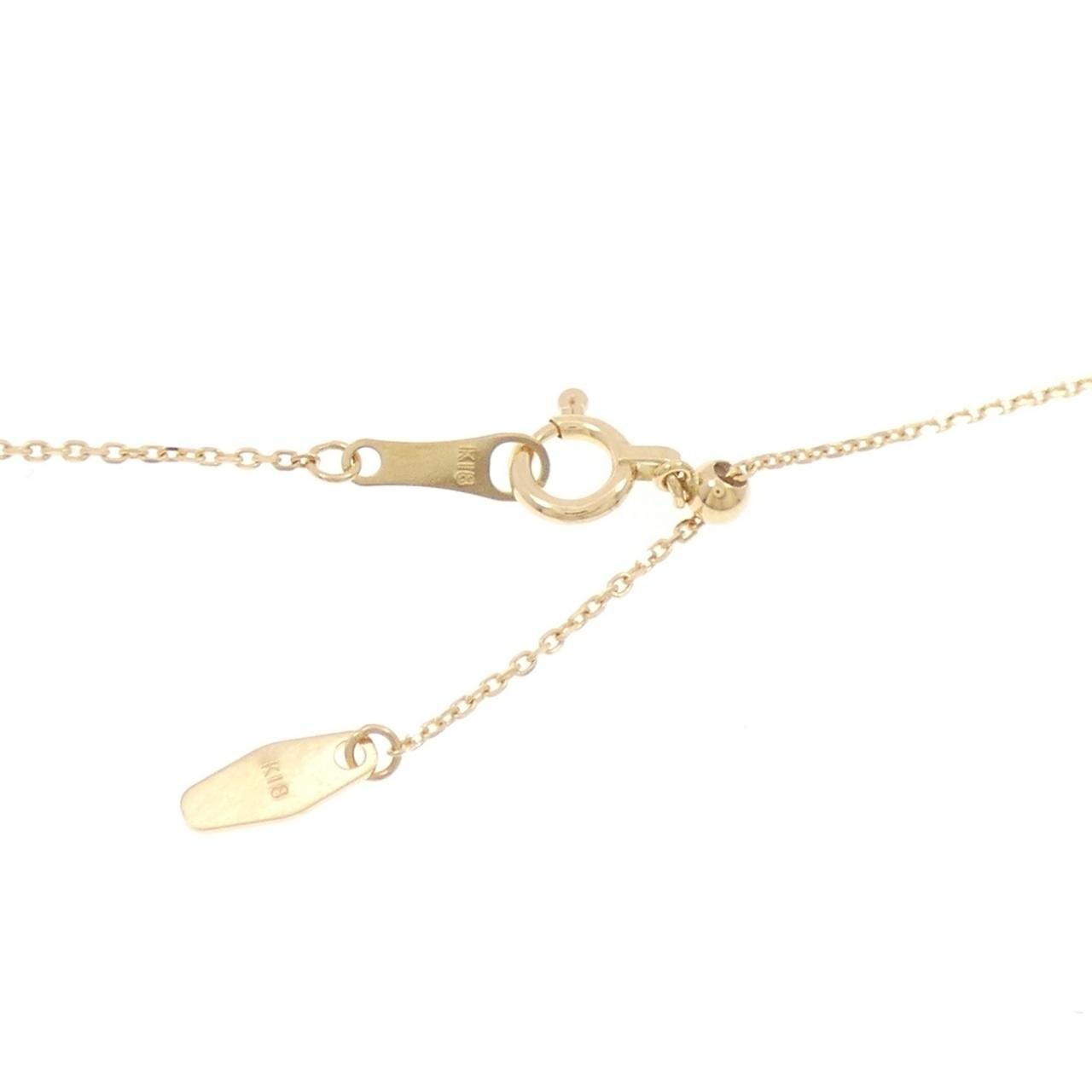 【新品】K18YG ダイヤモンド ネックレス 0.18CT