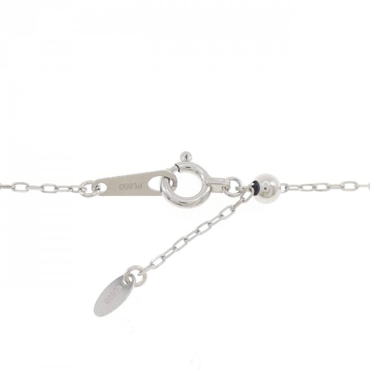 PT900/PT850 エメラルド ネックレス 0.73CT