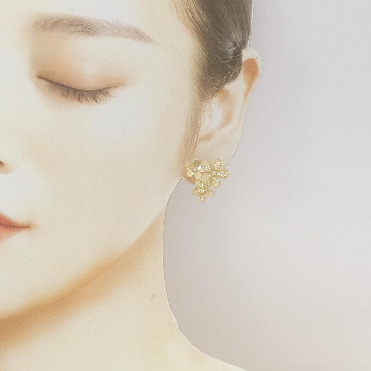 ジーエスティービー ダイヤモンド イヤリング 0.80CT