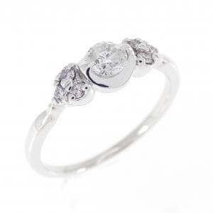 K18WG ダイヤモンド リング 0.17CT