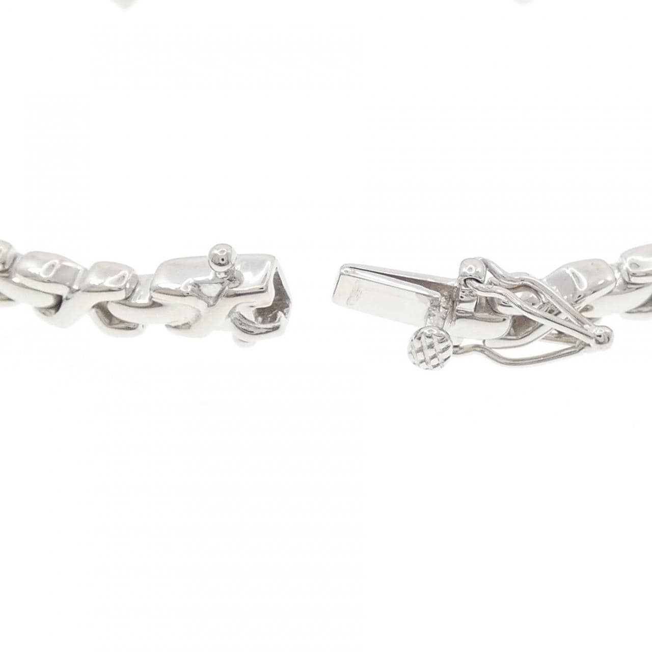 K18WG ダイヤモンド ブレスレット 1.00CT