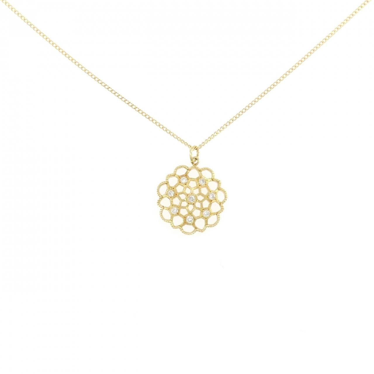 ハム レース ネックレス 0.08CT
