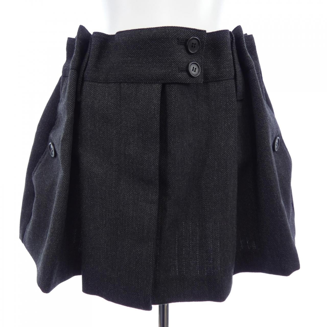 プラダ PRADA シェブロンウールミニスカート P132ZG SOOO 17YU スカート