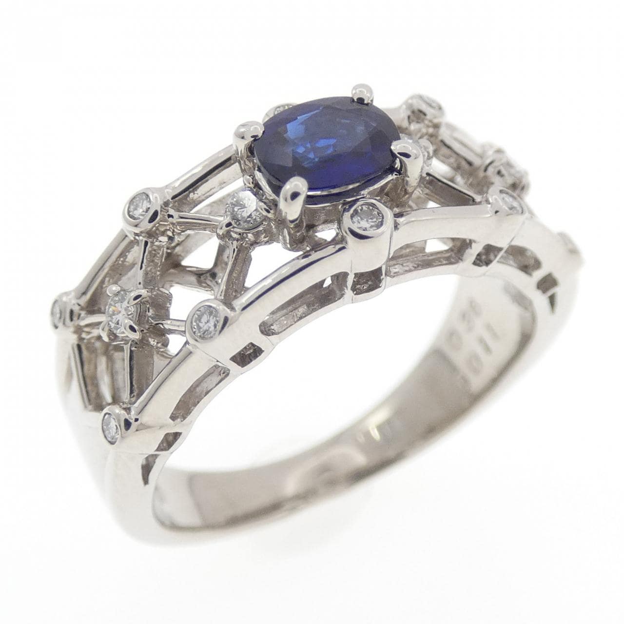 PT900 サファイヤ リング 0.36CT
